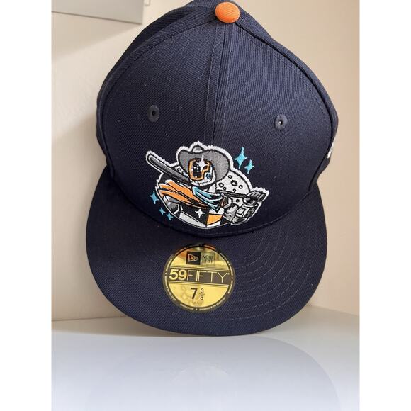Sugar Land Space Cowboys (Houston Astros) Hat Cap New Era x Marvel Size 7 3/8" - Picture 2 of 8